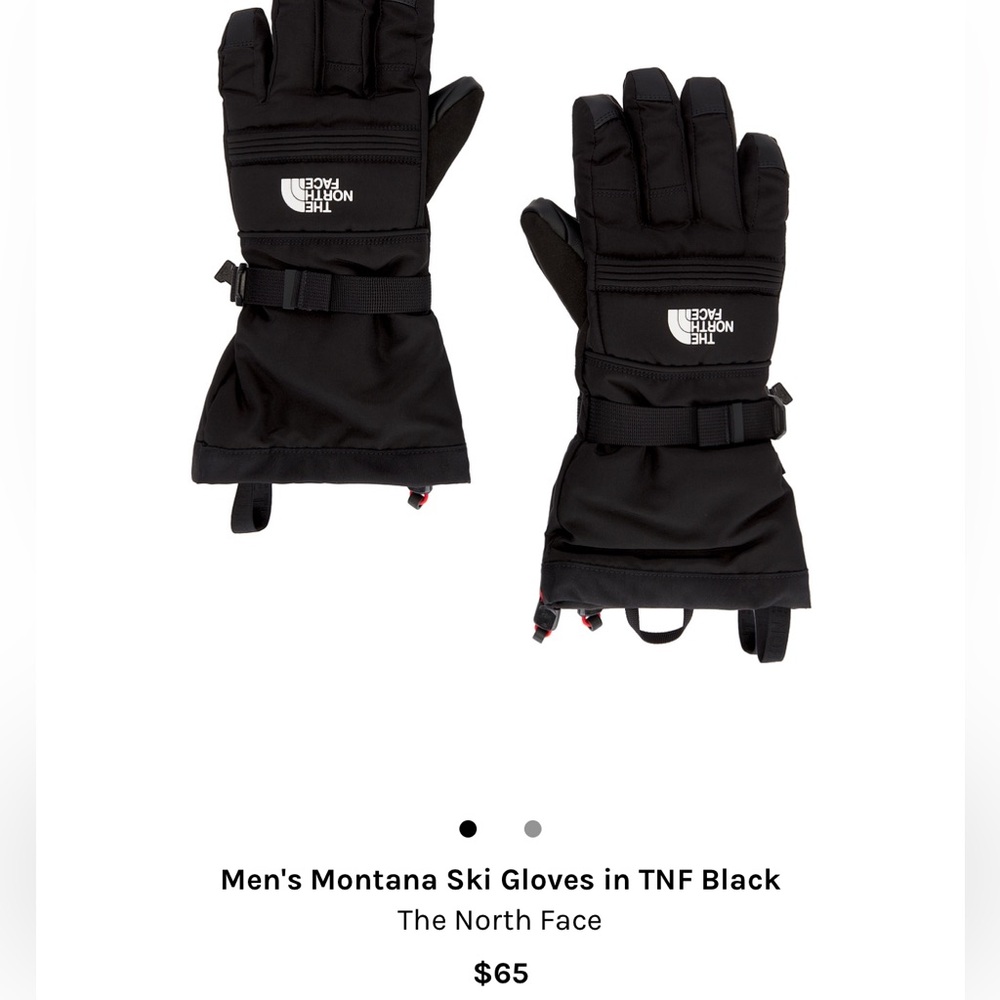The north face Montana ski gloves size XL